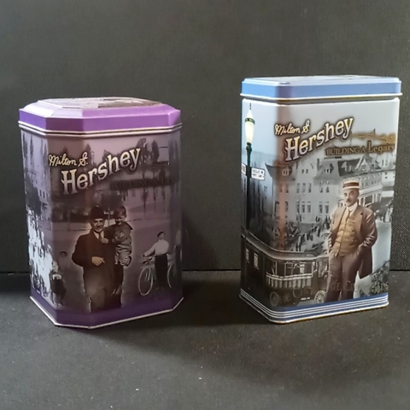 Vintage 1996 Hershey's "Building a Legacy Cannister Series" (Cannisters #2 & #3) - Picture 1 of 16